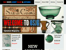 Tablet Screenshot of oldsouthjerseyglass.com